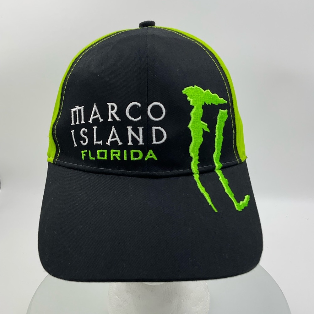 Marco Island Florida strapback hat one size fits most